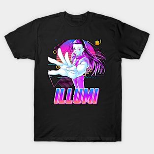 illumi Retro Style  Magnet , hunterxhunter, hunter x hunter, killua, feitan, hisoka, kurapika, leorio, pitou, sparkle, gon T-Shirt